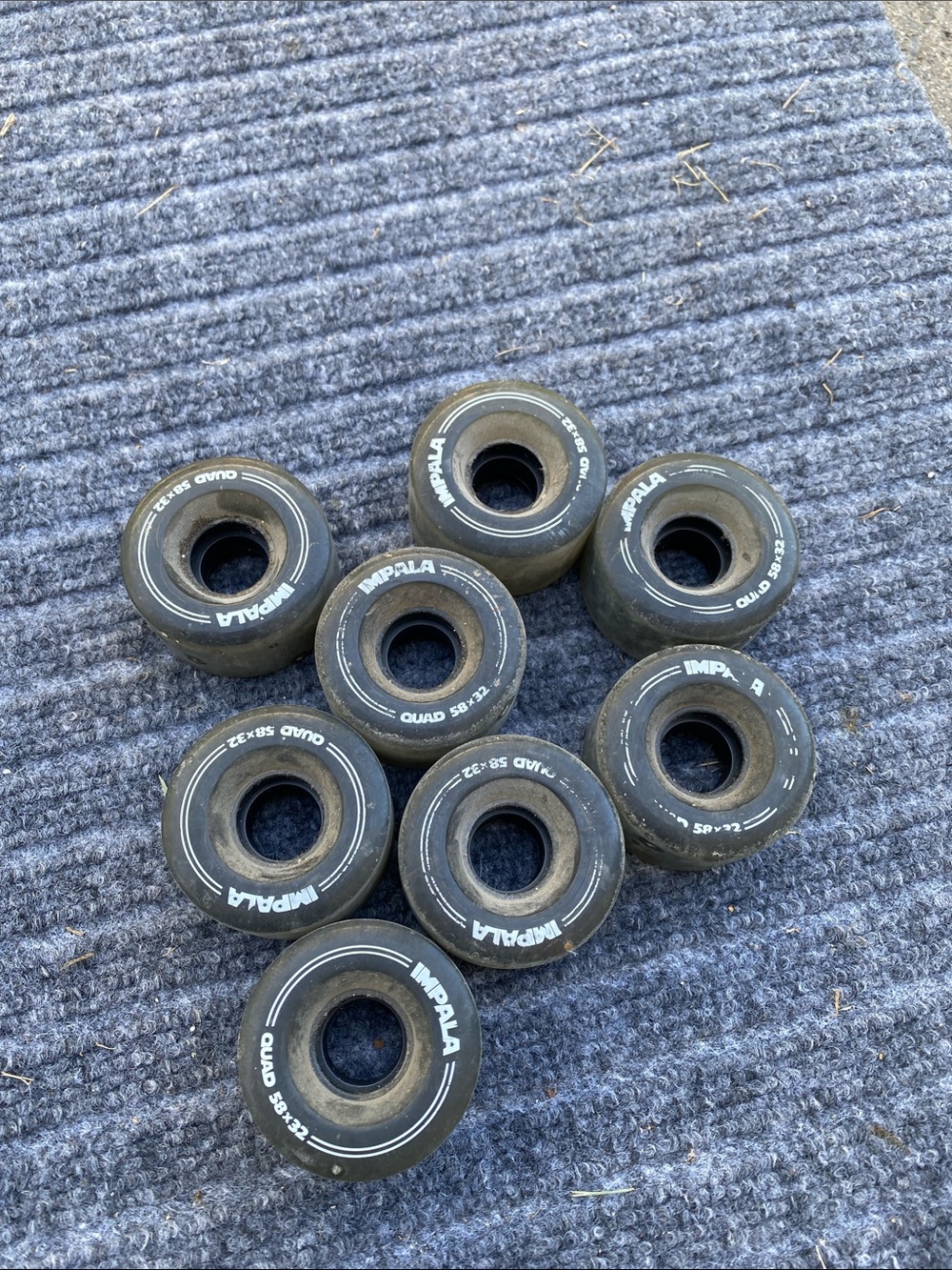 Impala Quad Roller Skate Wheels - Black
